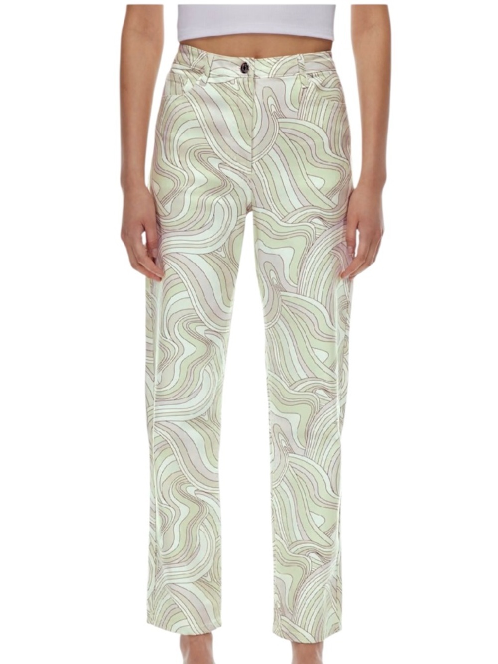 NWT Aritzia Wilfred Vera Jeans Soft Swirls Size 0 Retail $138
